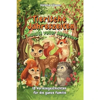 Abbildung von Tierische Jahreszeiten, 12 Monate voller Abenteuer: Illustriertes Vorlesebuch ab 4 Jahren Geschichten über Freundschaft, Hilfsbereitschaft und die Wunder der Natur im Wandel Jahreszeiten