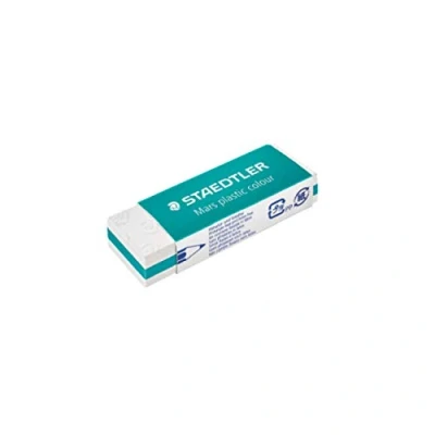 Abbildung von Staedtler Mars Plastic 52650E1 35 Radiergummi, Weiß/Pastell, 1 Stück