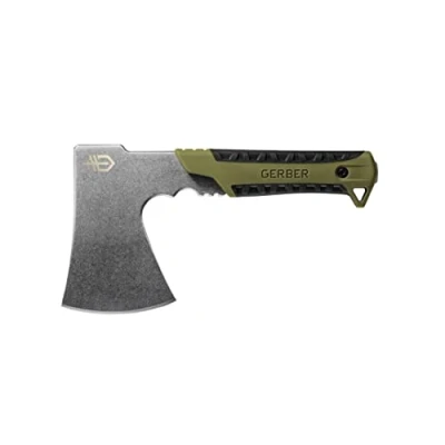 Abbildung von Gerber Camping und Outdoor Beil, Pack Hatchet Flat Sage, Mit Holster, Länge: 24 cm, Gewicht: 590 g, 31 003482