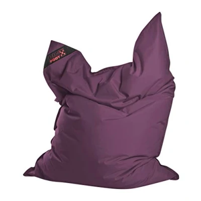 Abbildung von Sitting Point BigFoot SCUBA bequemer Sitzsack 130x170x20cm 380L Indoor/Outdoor Made in Germany Aubergine
