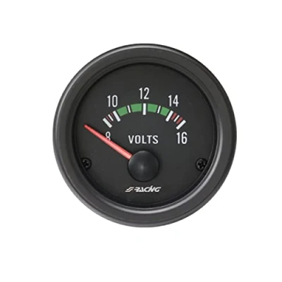 Abbildung von Simoni Racing VM/B Elektrische Voltmeter, Retro Lighted, White Face