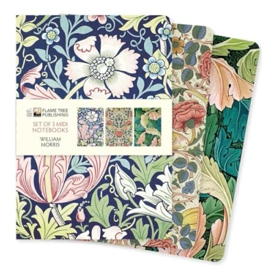 Abbildung von Dreier Set Mittelformat Notizbücher: William Morris: Unser beliebten Notizbücher im 3er Pack mit flexiblen, künstlerisch gestalteten ... Künstlers (3er Notizbücher)