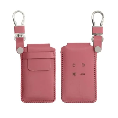 Abbildung von kwmobile Schlüsseltasche Hülle für Renault 4 Tasten Smartkey Autoschlüssel (nur Keyless Go) (1 tlg), Schlüsselhülle Schlüssel Cover aus Leder