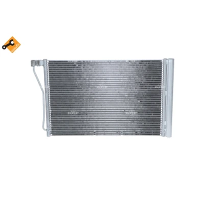 Abbildung von NRF Easy Fit 350365 Klimakondensator mit Trockner, Dichtring 15,3 13,7 Aluminium 575 BMW: 5 Limousine, 6 Coupe, Cabrio