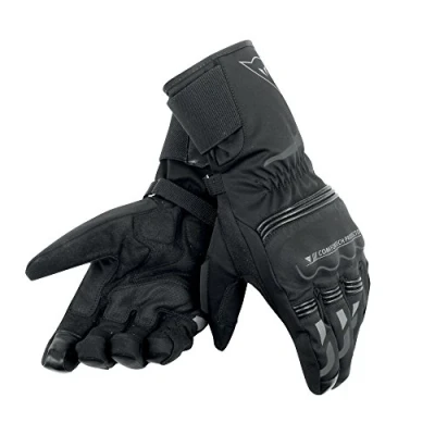 Abbildung von Dainese TEMPEST UNISEX D DRY LONG Handschuhe, Schwarz/Schwarz, Größe XXXS