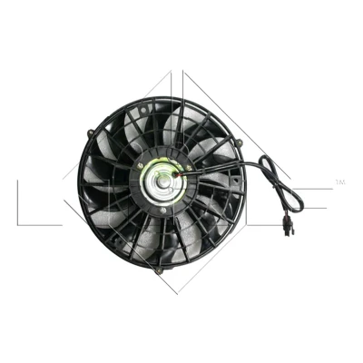 Abbildung von NRF 47483 Lüfter 290 12 100 ohne Kühlerlüfterrahmen (Zarge) OPEL: Corsa B Schrägheck, Vectra A CC, Omega Limousine