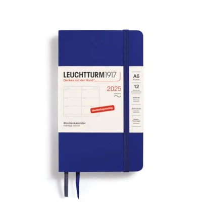 Abbildung von LEUCHTTURM1917 370578 Wochenkalender Pocket (A6) 2025, Softcover, Ink, Deutsch