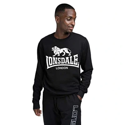 Abbildung von Lonsdale Sweatshirt, Herren, Größe: Large, Black
