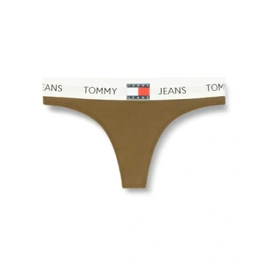 Abbildung von Tommy Jeans Heritage String, Damen, Größe: XXL, Drab olive green