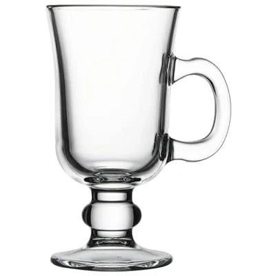 Abbildung von CRISTALICA Glastasse Irish Coffee 230 ml Teetasse Kaffeetasse Becher mit Henkel