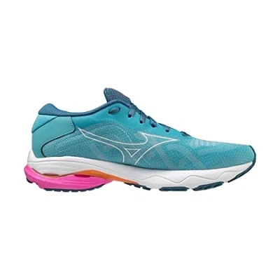 Abbildung von Mizuno WAVE ULTIMA 14 Laufschuhe Maui Blau/Weiß/807 C Damen Grösse 38.5
