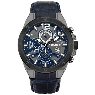 Abbildung von Police Unisex Erwachsene Analog Digital Automatic Uhr mit Armband S0361603