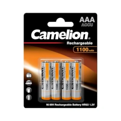 Abbildung von 4X Camelion Akku AAA 1100 mAh Micro NiMH schnellladefähig, ohne Memoryeffekt