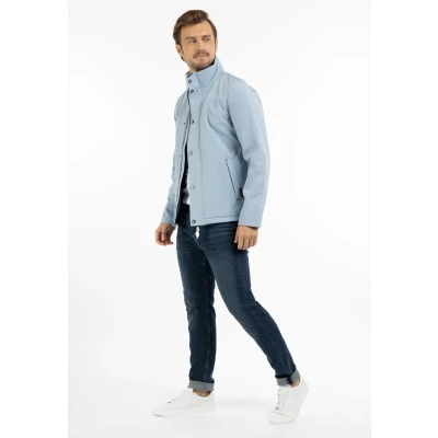 Abbildung von Schmuddelwedda Ashdown Regenjacke / wasserabweisende Jacke, Herren, Größe: XXL, Light blue