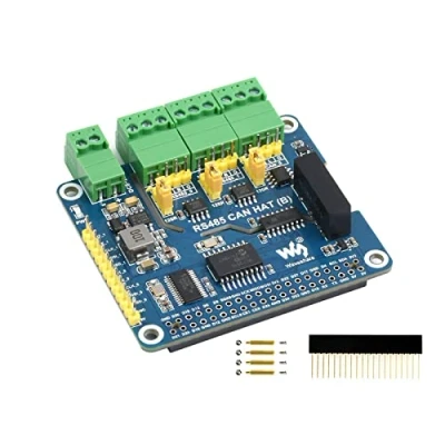 Abbildung von RS485 CAN HAT für Raspberry Pi, 2 Kanal und 1 CAN, SPI Kommunikation, Industrietaugliche Isolierung mit Mehreren Schutzfunktionen