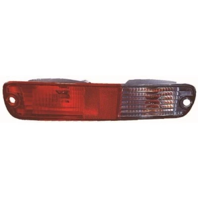 Abbildung von ABAKUS 214 1317R UE Rückleuchte rechts unterer Teil PY21W, W21/5W Rot ohne Lampenträger, Glühlampe MITSUBISHI: PAJERO 3