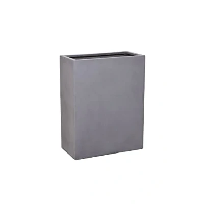 Abbildung von VIVANNO Pflanzkübel Fiberglas ELEMENTO Kasten, Grau Beton Design 59x30x75 cm