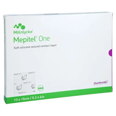 Abbildung von Mepitel One 13x15 Cm Silikon Netzverband 5 St