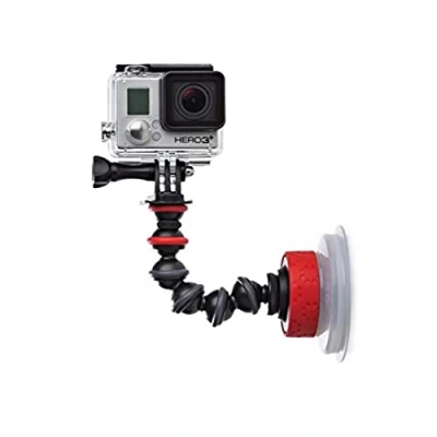 Abbildung von JOBY JB01329 BWW Saugnapf und GorillaPod Arm (für GoPro/Action Video Kameras, Saugnapfhalterung für Action Cams, Quick Twist Lock Einfache Einrichtung) schwarz