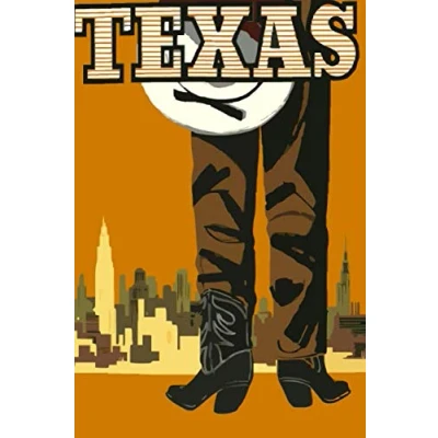 Abbildung von Texas: Travel Notebook, Journal, Diary, Planner (110 Lined Pages, 6 x 9)