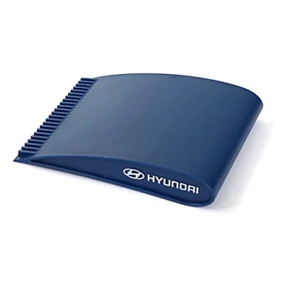 Abbildung von Hyundai HMD00495 Eiskratzer Winter Kratzer Schaber inkl. Filzhülle, mit Logo, blau