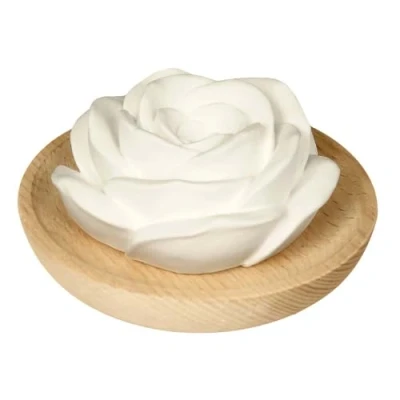 Abbildung von Farfalla Essentials AG Raumduft Duftstein Rose mit Holzteller, Stk