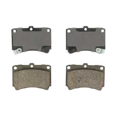 Abbildung von BOSCH 0 986 461 141 Bremsbelagsatz Low Metallic mit akustischer Verschleißwarnung Anti Quietsch Blech MAZDA: 323 P V Schrägheck, FAMILIA 5