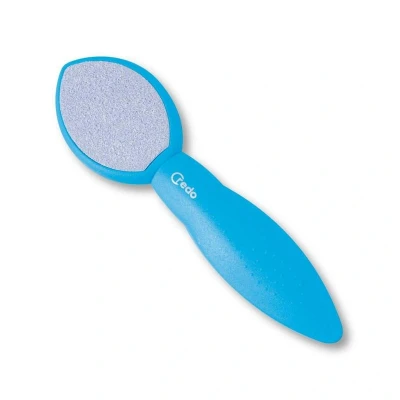 Abbildung von CREDO Duo Keramik Raspel POP ART, Reibflächen grob und fein, blau