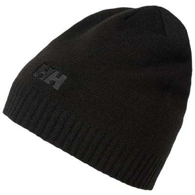 Abbildung von Helly Hansen Men Brand Beanie Black Größe Osfa