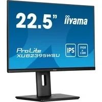 Abbildung von iiyama Prolite XUB2395WSU B5 57cm 22,5&quot; IPS LED Monitor 16:10 WUXGA VGA HDMI DP USB2.0 Slim Line Höhenverstellung Pivot FreeSync schwarz