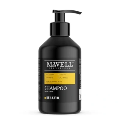 Abbildung von M&amp;WELL Keratin Shampoo für gefärbtes und strapaziertes Haar 1000ml