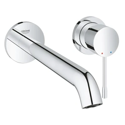 Abbildung von Grohe Essence etgreb håndvask vægmonteret 2 hulsbatteri str. L, uden indbygningsdele