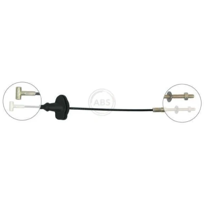 Abbildung von A.B.S. K17421 Handbremsseil 325 FORD: Focus Mk1 Kombi, Schrägheck, Transit Connect Kastenwagen