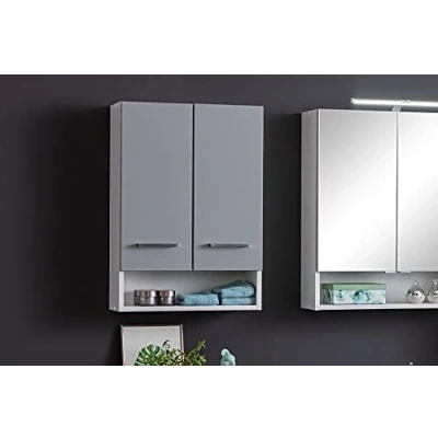 Abbildung von möbelando Hängeschrank Wandschrank Holzschrank Badschrank Schrank Riga VIII