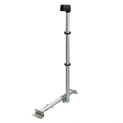 Abbildung von Premium X Basic X120 48 SAT TV Dachsparrenhalter 120cm Stahl Mast Dach Sparren Halterung für Satellitenschüssel Satelliten Antenne LTE Kabeldurchführung Mastkappe 2X Mastclip