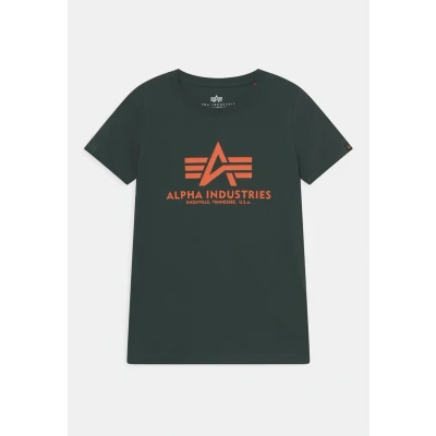 Abbildung von Alpha Industries Tshirt print für Kinder, Größe: 152, Dark petrol
