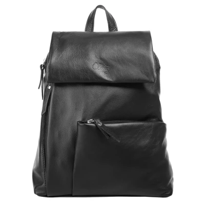 Abbildung von Cluty Cityrucksack, echt Leder, Made in Italy