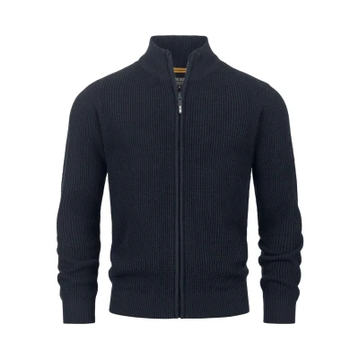 Abbildung von Indicode Jeans Inlayton Strickjacke, Herren, Größe: Small, Navy