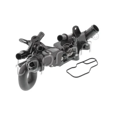 Abbildung von TOPRAN 638 782 Thermostatgehäuse mit Unterdruckdose, Dichtung RENAULT: MEGANE 3 Grandtour, Coupe, DACIA: Lodgy