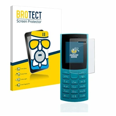 Abbildung von BROTECT Entspiegelungs Schutzglas für Nokia 110 4G (2023) Schutz Folie Panzerfolie Glas Matt [Extrem Kratzfest 9H, Anti Reflex, Fingerprint]