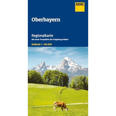 Abbildung von ADAC Regionalkarte 16 Oberbayern 1:150.000: München, Augsburg, Innsbruck, Salzburg, Passau