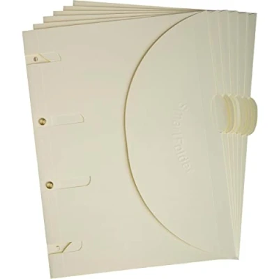 Abbildung von Smartfolder Naturfarben Packung mit 6 Aufbewahrungstaschen Format A4