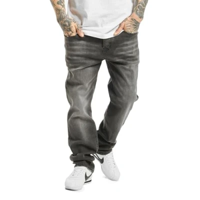 Abbildung von Brandit Jeans Straight Leg, Herren, Größe: 34x32, Black