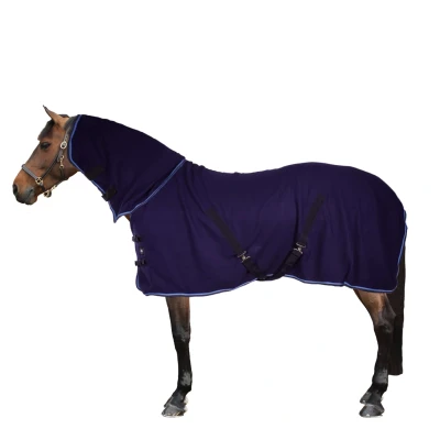 Abbildung von Riding World Fleecedecke Combo Navy/Blau 150/198