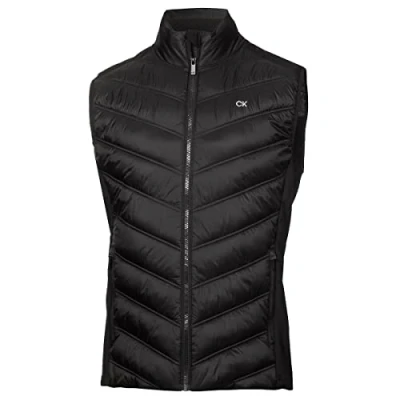 Abbildung von Calvin Klein Golf Frontera Hybrid Gilet Weste, Herren, Größe: XL, Black