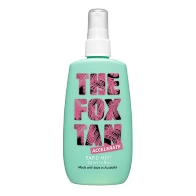 Abbildung von The Fox Tan Rapid Tanning Mist Bräunungsbeschleuniger ohne Selbstbräuner, für Gesicht und Körper, Sonne Solarium, 120 ml