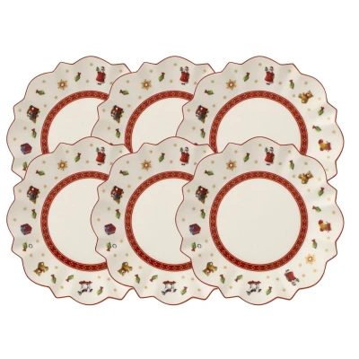 Abbildung von Villeroy &amp; Boch Toy&#039;s Delight Brotteller weiss 17 cm Set6