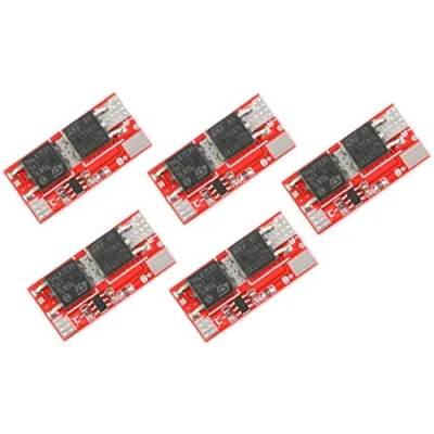 Abbildung von 5 Stück 1S 10A 4,2 V Li Ion Lithium 18650 BMS PCM Lade Akku Schutzplatine