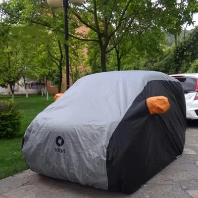 Abbildung von CANLAY Auto Abdeckung Vollständig wasserdicht, Kratzfest, strapazierfähige Abdeckung, UV Schutz für Smart Fortwo Forfour 451 453