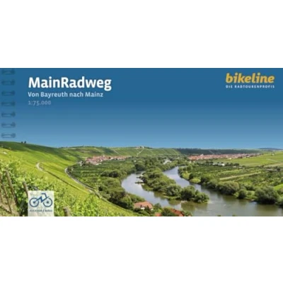 Abbildung von MainRadweg: Von Bayreuth nach Mainz.1:75.000, 546 km, GPS Tracks Download, LiveUpdate (Bikeline Radtourenbücher)